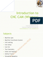 Introduction To CNC CAM (Winmax)