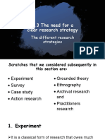 5.3 The Need For A Clear Research Strategy