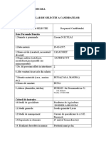 formular de selectie