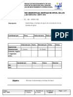 Procedimiento Desmontaje y Montaje de Spool de Bombas de Glicol