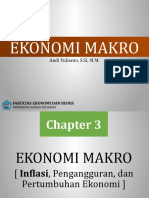 (3 Inflasi Pengangguran Pertumbuhan Ekonomi) Ekonomi Makro
