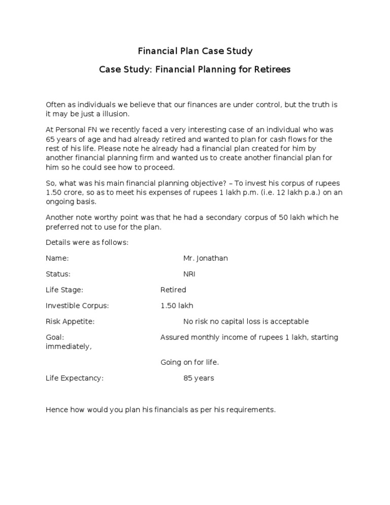 Retiree Financial Planning Guide | PDF