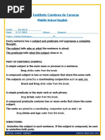 EXERCISES Compound Subjects and Predicates.