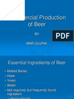 Commercial Beer Production: Malting, Brewing & Fermentation Process