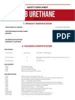 WB Urethane: Safety Data Sheet