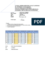 Ujian Akhir Semester Fisika Dasar 1 TA 2020/2021