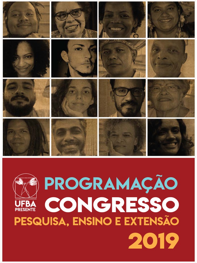 Congresso Ufba19 Programacao 21 10 PDF Science Formação  