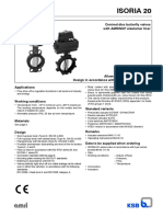 ISORIA 10 Butterfly Valve Overview | PDF | Screw | Valve