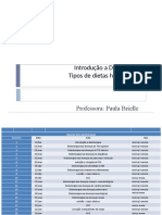 Aula 1 - Introdução A Dietoterapia