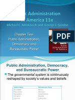 Chapter Two: Public Administration, Democracy, and Bureaucratic Power