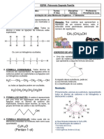 Representação de moléculas orgânicas