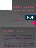 Masalah Kesehatan Ibu Dan Anak Di Indonesia