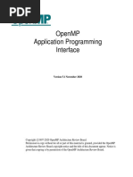 OpenMP API Specification 5 1