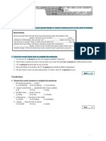 Introduction Unit Short Test 1B: Grammar