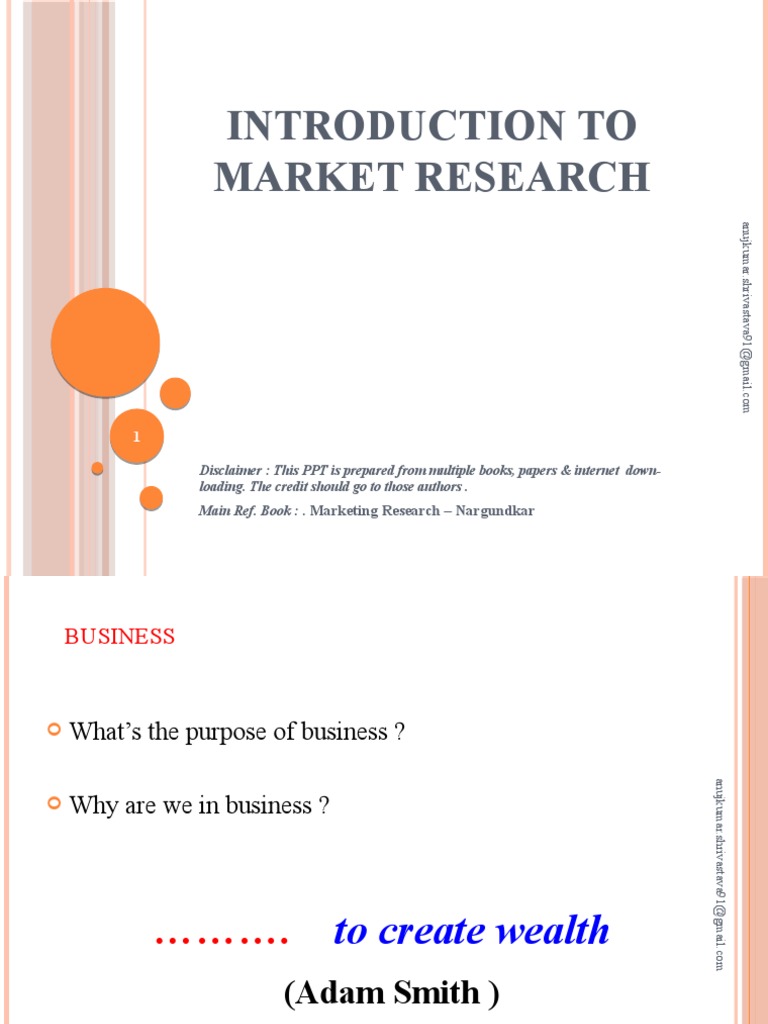 Overview of Market Research Principles | PDF | Business