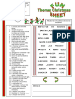 Fun Sheet Theme Christmas Fun Activities Games Games Icebreakers Oneonone Ac - 14284