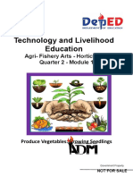 Tle10 - Afa - Horticulture - q2 - Mod1 - Producevegetablesgrowingseedlings - v3 (22 Pages)