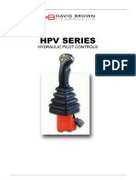 HPV Series: Hydraulic Pilot Controls