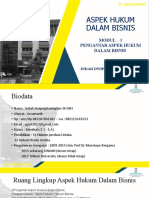 Modul Aspek Hukum Dalam Bisnis