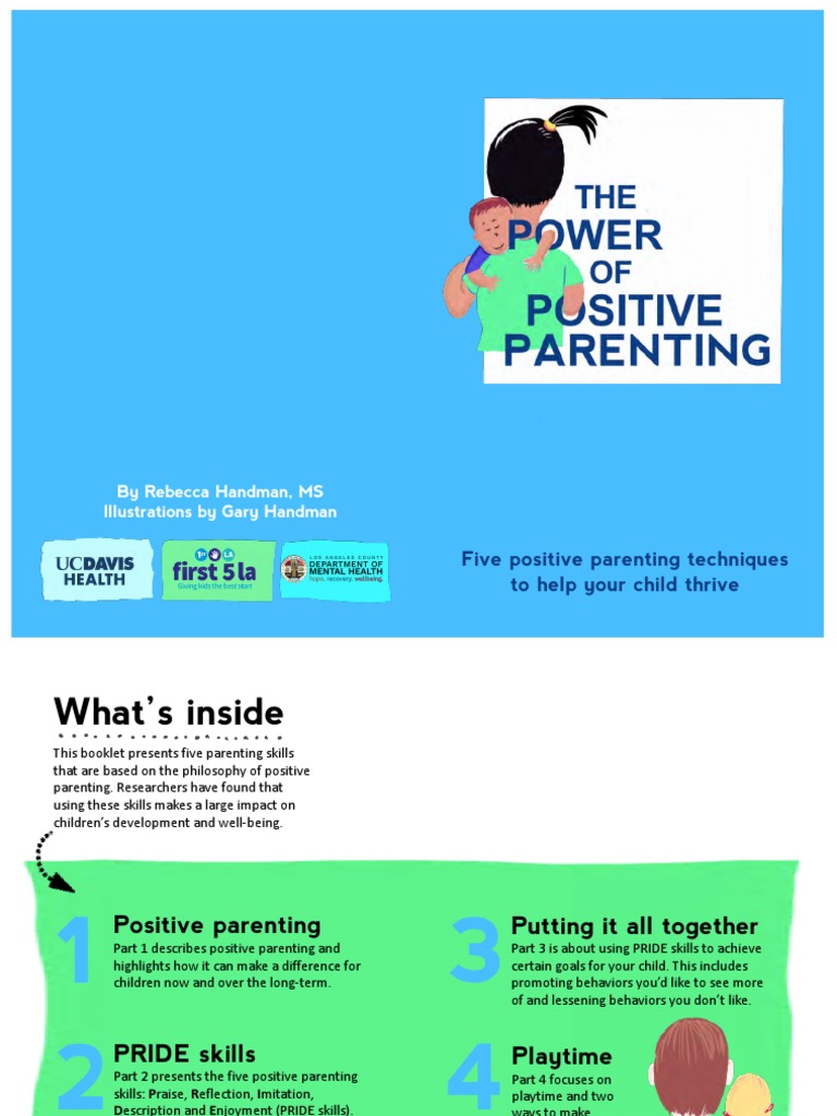 Five PRIDE Skills for Positive Parenting | PDF | Parenting | Relationships
