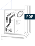Dormitory floor plan with cafeteria, gym and common areas