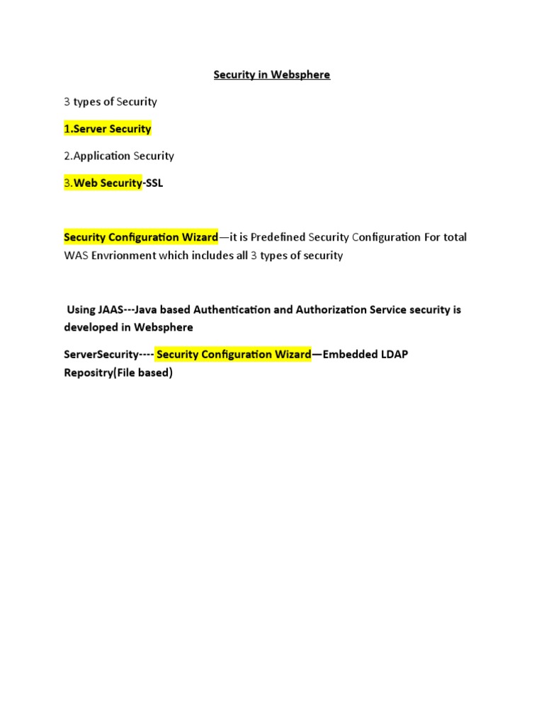 3 Types of Security PDF