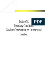 10-Boundary Conditions - Gradient Computations On Unstructred Meshes