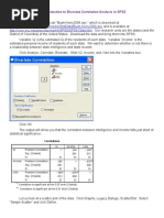 An Introduction To Bivariate Correlation Analysis in SPSS: IQ, Income, and Voting