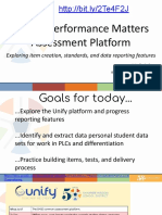 Unify Performance Matters Assessment Platform Ifair 2019