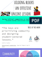 The Building Blocks On An Effective Online Lesson