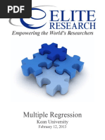 Regression Packet