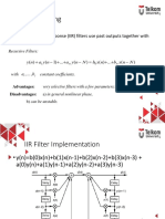 IIR Filtering Techniques and Design Methods