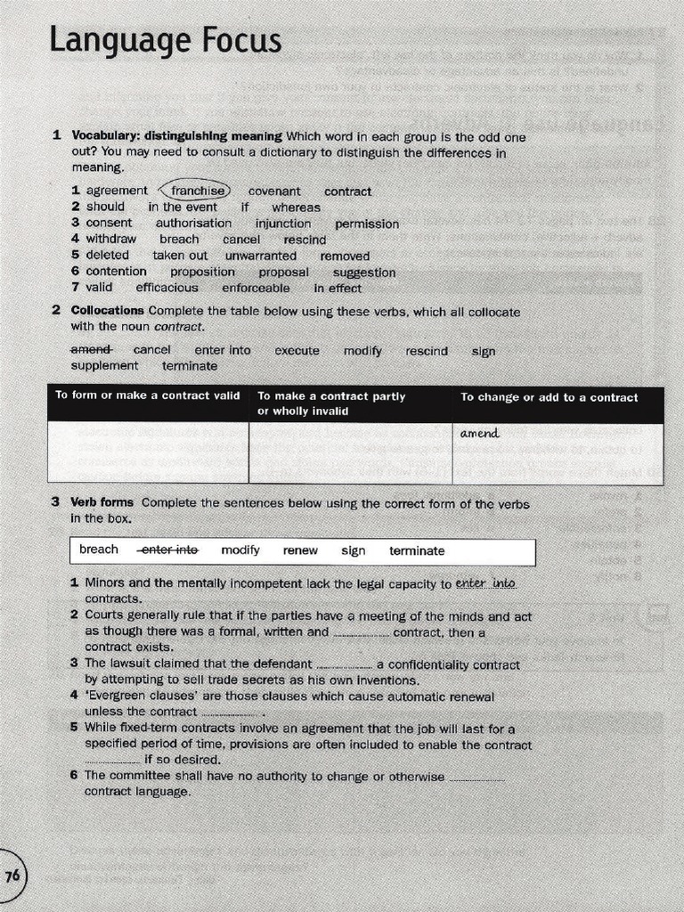 17 Contract Formation Exercises Pdf