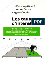 Agnès BENASSY-QUÉRÉ, Laurence BOONE, Virginie COUDERT - Les Taux d'Intérêt-La Découverte (2003)
