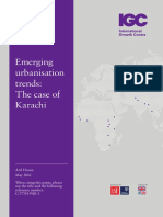 Emerging Urbanisation Trends: The Case of Karachi: Working Paper