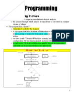 LEX Programming: Lex and The Big Picture