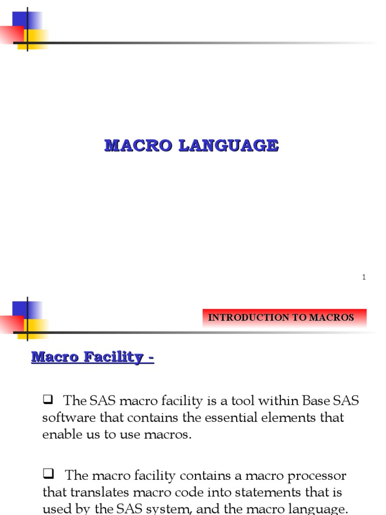 Sas macro pdf macro computer science sas software 