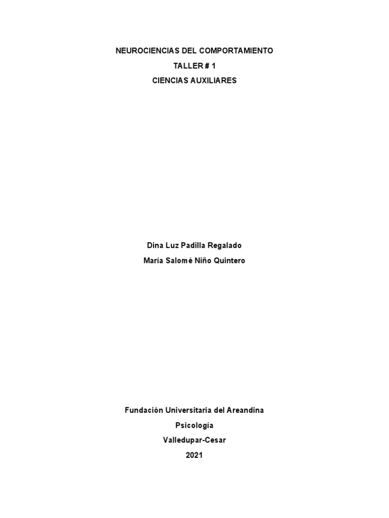 Disciplina en Neurociencias del Comportamiento | PDF | Neurociencia ...