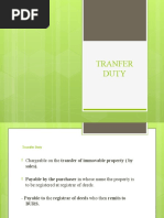 Transfer Duty Botswana