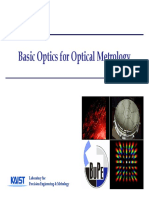 Basic Optics For Optical Metrology