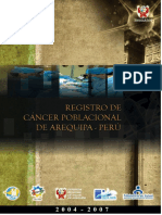 Cancer en Otras Ciudades No Cubiertas Por El Registro de Cancer Poblacional de Arequipa