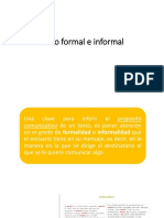Texto Formal e Informal