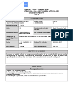 Acta de Trabajo CDA - GESTION DEL CURRICULO EN EDUCACION REMOTA