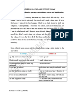 Aditya C.I. Soulisa - TASK 1 CAUSE AND EFFECT ESSAY