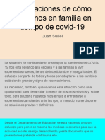 Orientaciones de Cómo Cuidarnos en Familia en Tiempo de Covid-19