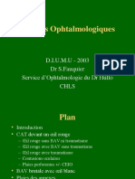Urgences Ophtalmologiques