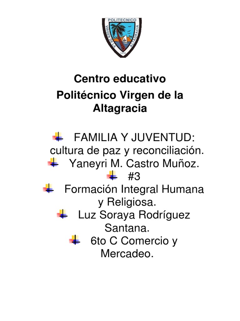 Violencia y Cultura de Paz en la Juventud | PDF