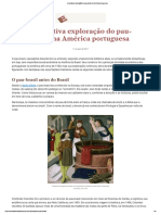 A lucrativa exploração do pau-brasil na América portuguesa