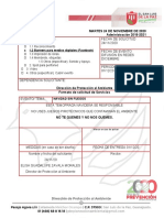 Formato de Solicitud de Servicio PIROTECNIA