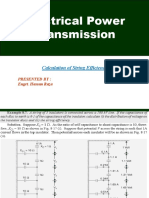 Electrical Power Transmission: Calculation of String Efficiency